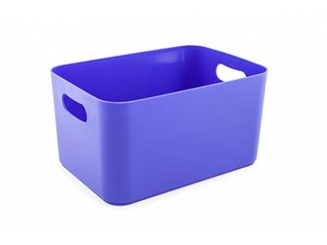 Купить корзина Joy, лазурно-синий, BEROSSI (Изделие из пластмассы. Литраж 3.8 литра . Размер 229 х 159 х 139 мм) (АС26339000)