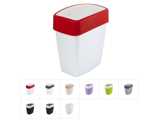 Купить контейнер для мусора 9 л, DRINA (цвета в ассортименте) (10312)