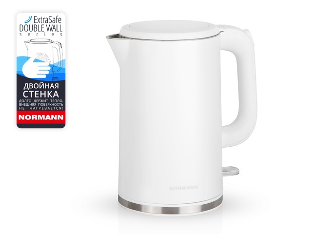 Купить чайник электрический AKL-521 NORMANN (2200 Вт; 1,7 л; двойн.стенки)