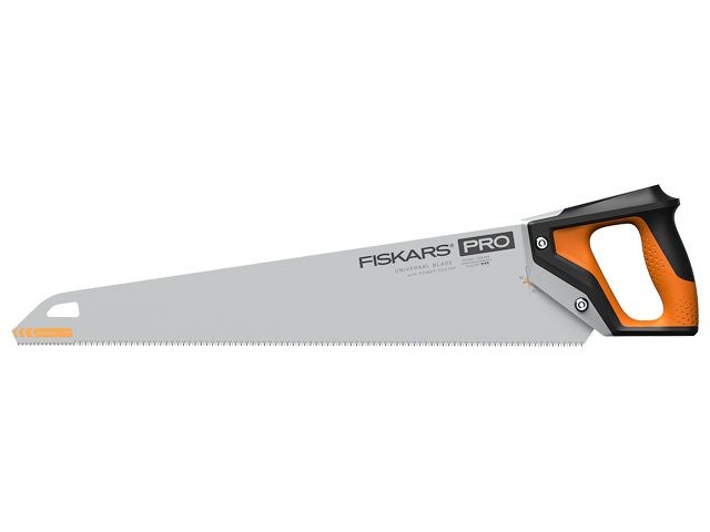 Купить ножовка по дереву PowerTooth 550мм 9 зубьев на дюйм FISKARS (1062917)