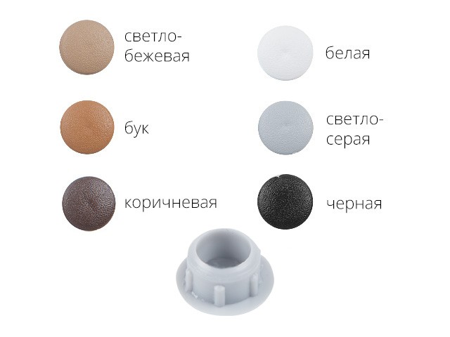 Купить заглушка под отверстие, декоративная 10 мм светло-серая (30 шт в зип-локе) STARFIX (SMZ1-95274-30)