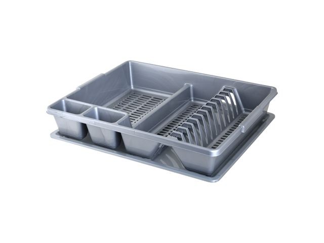 Купить сушилка для посуды с поддоном 48х39х9.5 см., POBEDA (P1SSV01)
