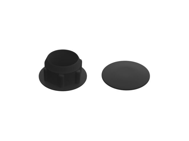 Купить заглушка под отверстие, декоративная 12 мм черная (30 шт в зип-локе) STARFIX (SMZ1-62534-30)