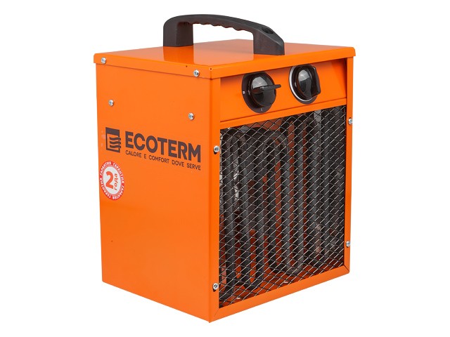 Купить нагреватель воздуха электр. Ecoterm EHC-03/1C (кубик, 3 кВт, 220 В, термостат, 2 года гарантии) (ECOTERM)