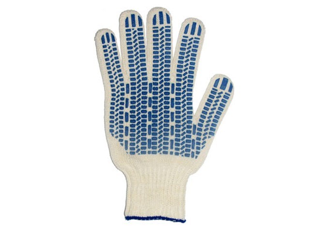 Купить перчатки х/б с ПВХ "Протектор" 7.5 класс (603П) (Континент-Сити)