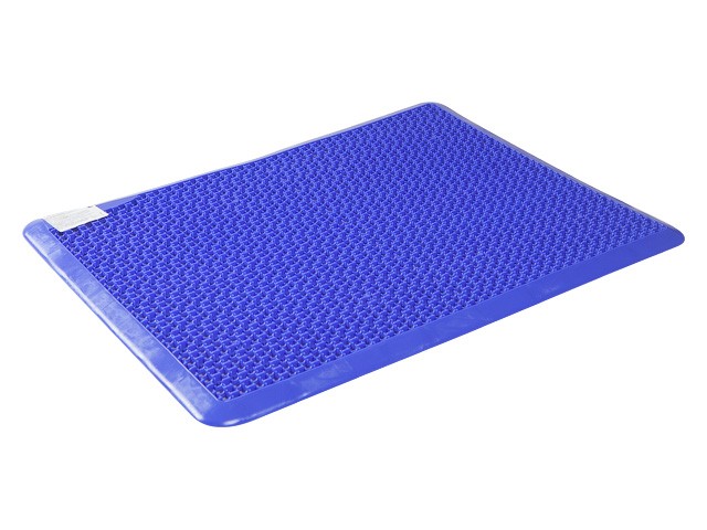 Купить коврик для прихожей Степ, лазурно-синий, BEROSSI (Изделие из пластмассы. Размер 560 х 430 х 10 мм) (АС15639000)
