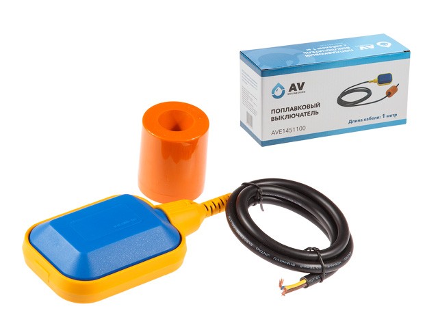 Купить поплавковый выключатель с кабелем 0,6 м AV Engineering (AVE1451060)