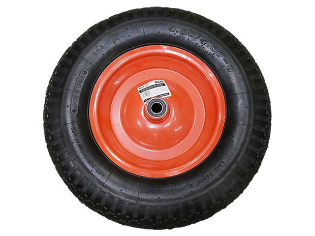 Купить колесо надувн. 4.80/4.00-8" (подшипн. ф35x16 мм, для оси 16x100мм) (Подходит к тачкам: WB300-1) (WB-P121) (ECO)