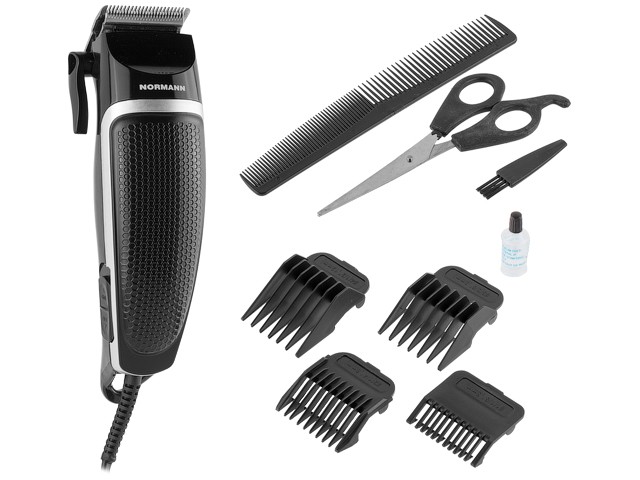 Купить машинка для стрижки волос NORMANN AHС-585 (10 Вт; сетевая; 4 насадки) (AHC-585)