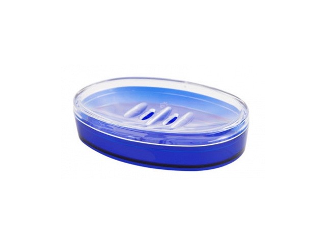 Купить мыльница Joli, синий полупрозрачный, BEROSSI (Изделие из пластмассы. Размер 133 х 94 х 28 мм) (АС22910000)