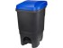 Купить контейнер для мусора 60л с педалью (синяя крышка) (М2398) (IDEA)