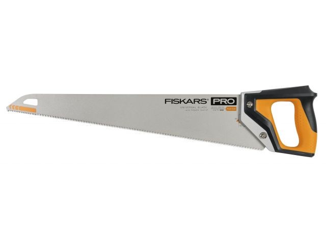 Купить ножовка по дереву PowerTooth 550мм 7 зубьев на дюйм FISKARS (1062916)