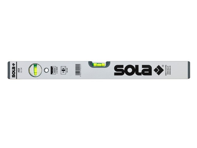 Купить уровень 800мм 2 глазка ASX 80 (SOLA) (Бюджетное предложение от SOLA! Сделано в Австрии) (01153101)