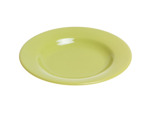 Купить тарелка глубокая керамическая, 211 мм, круглая, серия Лапсеки, оливковая, PERFECTO LINEA (Супер цена!) (17-121302)