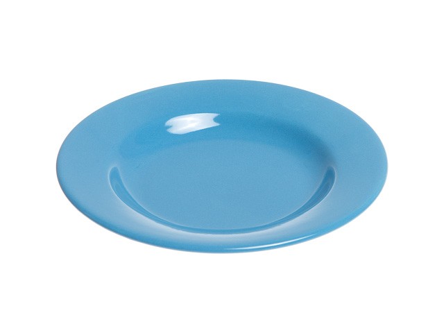 Купить тарелка глубокая керамическая, 211 мм, круглая, серия Лапсеки, синяя, PERFECTO LINEA (Супер цена!) (17-121401)