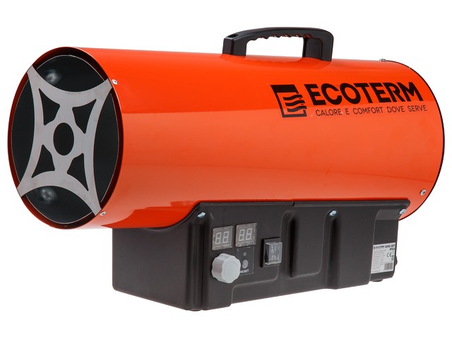 Купить нагреватель воздуха газ. Ecoterm GHD-30T прям., 30 кВт, термостат, переносной (30кВт, 650 м3/ч) (ECOTERM)