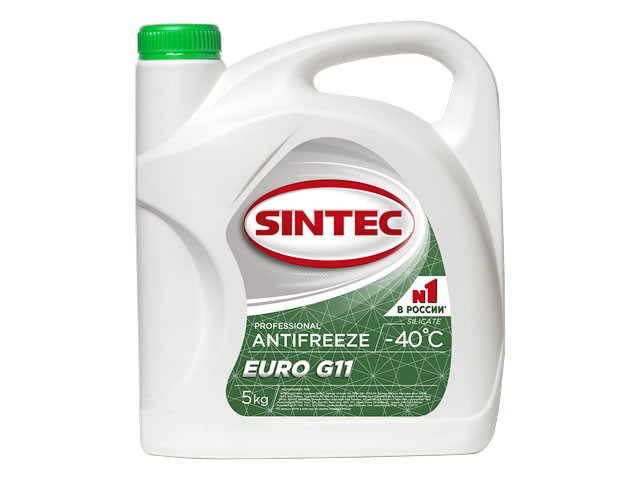 Купить антифриз Sintec-40 G11 Euro (зеленый) 5кг (800523) (SINTEC)