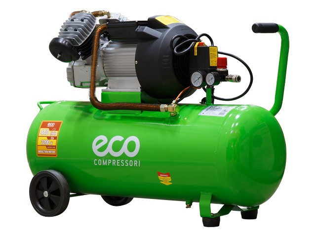 Купить компрессор ECO AE-705-3 (440 л/мин, 8 атм, коаксиальный, масляный, ресив. 70 л, 220 В, 2.20 кВт)