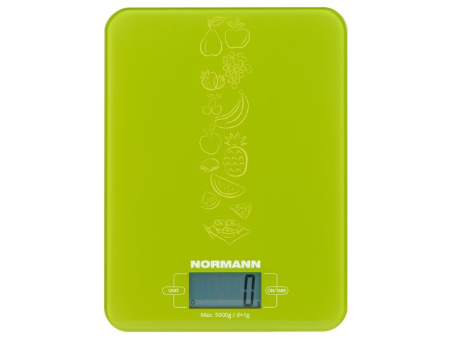 Купить весы кухонные ASK-269 NORMANN (5 кг; стекло 3 мм; дисплей 45х23 мм)