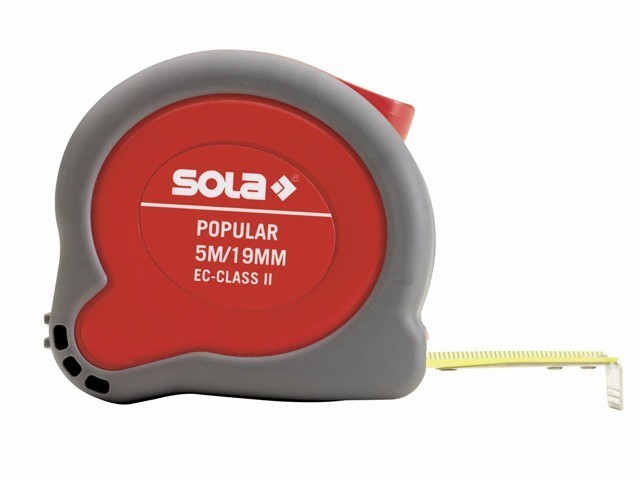 Купить рулетка  5м/19мм "Popular" PP 5m (SOLA) (50024301)