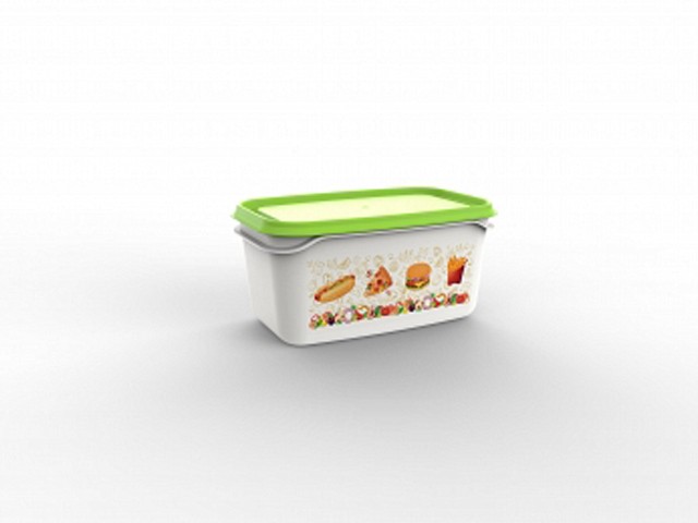 Купить контейнер Good day, 0,5 л, салатный, BEROSSI (Изделие из пластмассы.  Размер 160 х 101 х 77 мм) (ИК55038000)