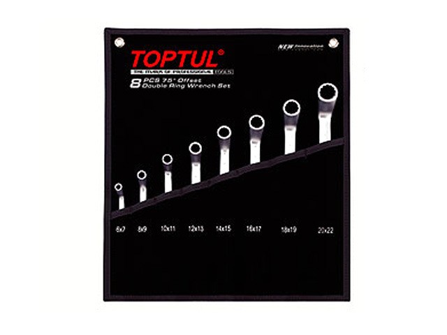 Купить набор ключей накидн. 6-32мм 12шт (черное полотно) TOPTUL (GPAI1202)