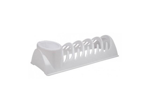 Купить сушилка для посуды Compakt (Компакт), снежно-белый, BEROSSI (Изделие из пластмассы. Размер 341 х 148 х 88 мм) (ИК06501000)