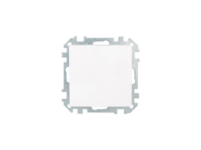 Купить выключатель 1 клав. (cкрытый, 10А) белый, Стиль, Bylectrica (Выключатель одноклавишный скрытой установки) (С110-525) (BYLECTRICA)