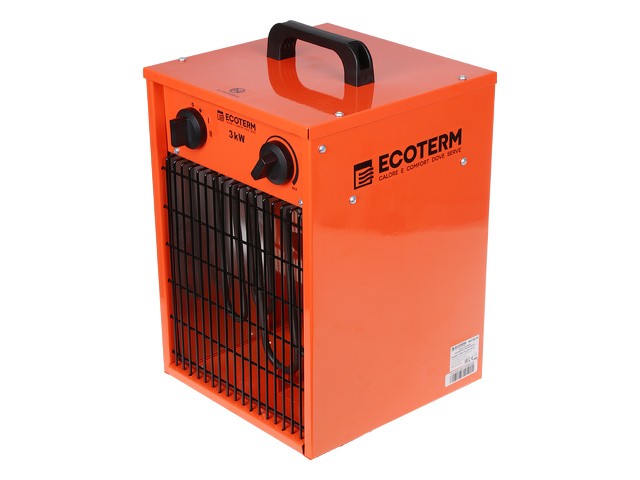 Купить нагреватель воздуха электр. Ecoterm EHC-03/1E (кубик, 3 кВт, 220 В, термостат) (ECOTERM)