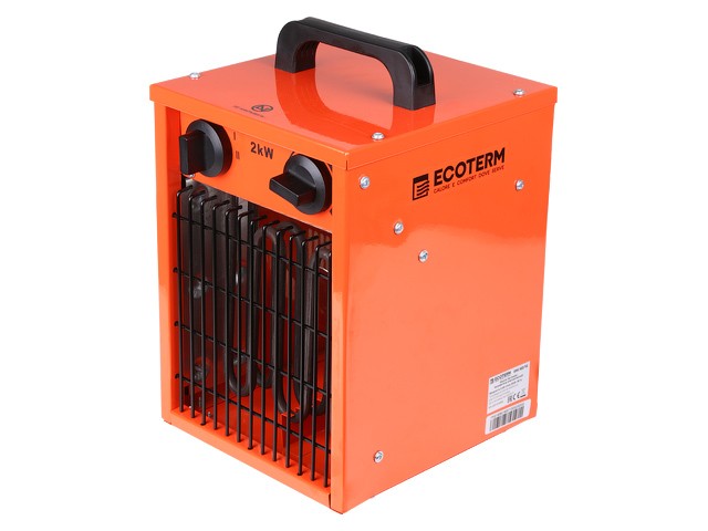 Купить нагреватель воздуха электр. Ecoterm EHC-02/1E (кубик, 2 кВт, 220 В, термостат) (ECOTERM)