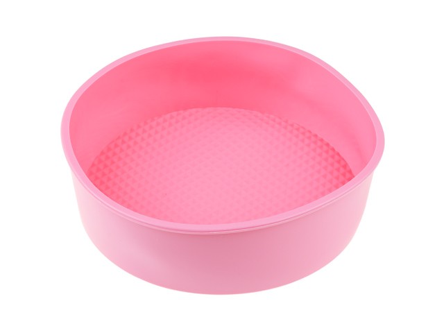 Купить форма для выпечки, силиконовая, круглая, 20 х 6 см, розовая, PERFECTO LINEA (20-013327)