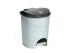Купить контейнер для мусора с педалью 7л (мраморный) (М2890) (IDEA)