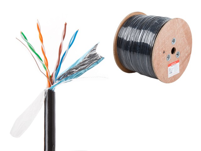 Купить кабель витая пара F/UTP Cat5E 4х2х24AWG (0.51мм) 305м, медь, наруж. (PE) Юпитер (JP3011) (ЮПИТЕР)