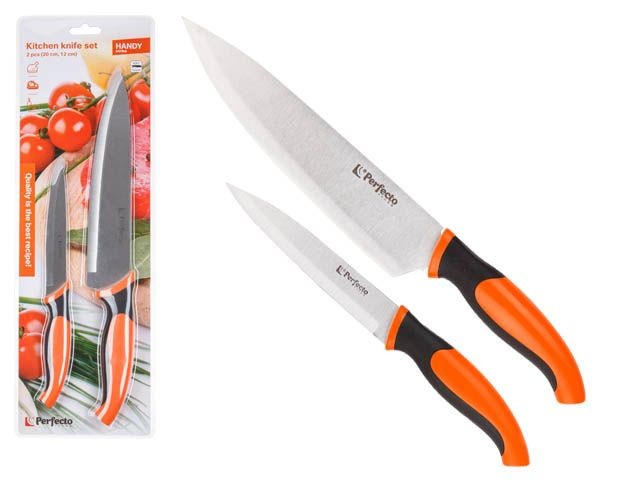 Купить набор ножей 2 шт. (нож кух. 20см, нож кух. для овощей 12см), серия Handy (Хенди), PERFECTO LINEA (21-343102)