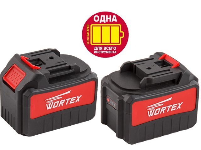 Купить аккумулятор WORTEX CBL 1860 18.0 В, 6.0 А/ч, Li-Ion (18.0 В, 6.0 А/ч) (CBL18600029)
