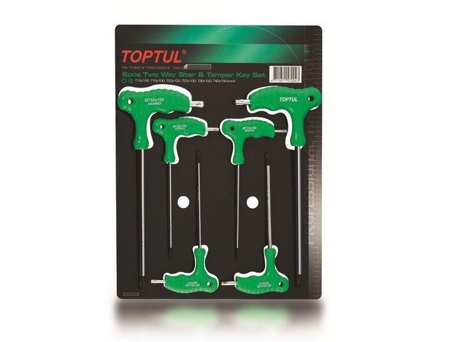 Купить набор ключей L-Type Torx T10-Т40 6шт TOPTUL (GAAS0602)