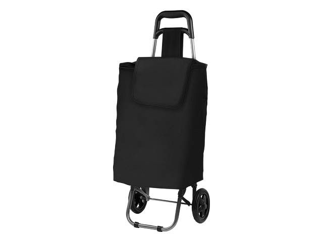 Купить сумка-тележка хозяйственная на колесах 20 кг, черная, PERFECTO LINEA (42-308011)