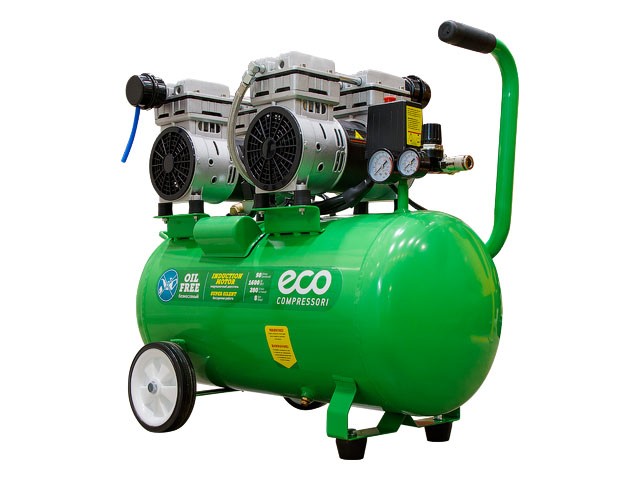 Купить компрессор ECO AE-50-OF1 (280 л/мин, 8 атм, коаксиальный, безмасляный, ресив. 50 л, 220 В, 1,6 кВт)