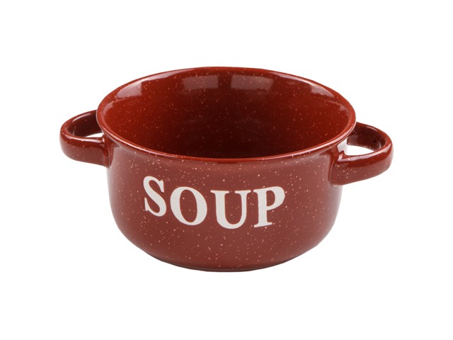 Купить миска керамическая, 134 мм, Для супа, бордо,  PERFECTO LINEA (Супница объемом 645 мл) (30-523305)
