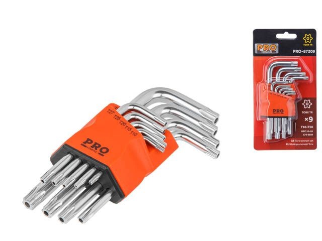 Купить набор ключей Torx T10-T50 9шт коротк. PRO STARTUL (PRO-87209)