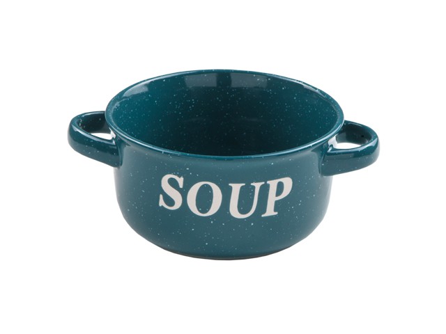 Купить миска керамическая, 134 мм, Для супа, синяя,  PERFECTO LINEA (Супница объемом 645 мл) (30-523306)