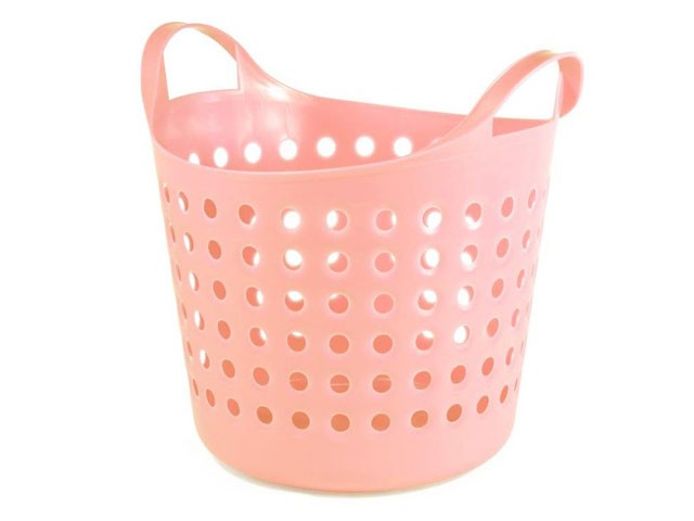 Купить корзинка Soft 10 л, нежно-розовый, BEROSSI (Изделие из пластмассы. Размер 327 х 274 х 295 мм) (ИК50263000)