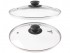 Купить крышка стеклянная, 280 мм, с металлическим ободом, круглая, PERFECTO LINEA (Стеклянная крышка на сковороду диаметром 28 см с паровыпуском изготовлена 