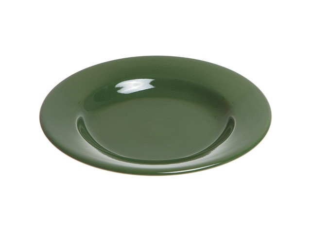 Купить тарелка глубокая керамическая, 211 мм, круглая, серия Лапсеки, зеленая, PERFECTO LINEA (Супер цена!) (17-121309)