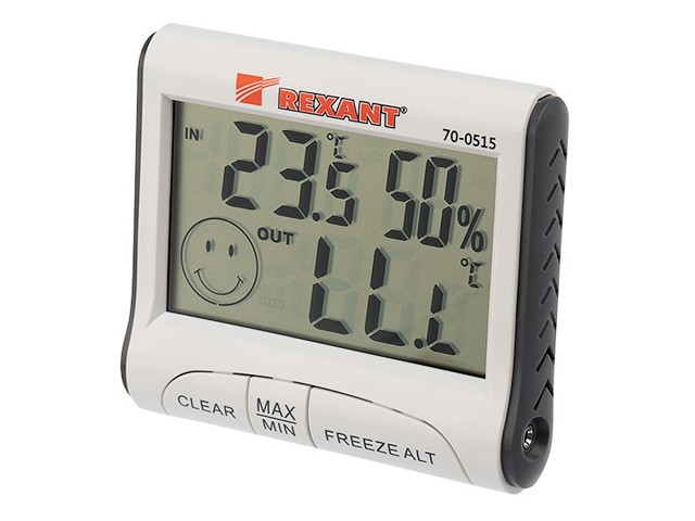 Купить термогигрометр комнатно-уличный REXANT (70-0515)