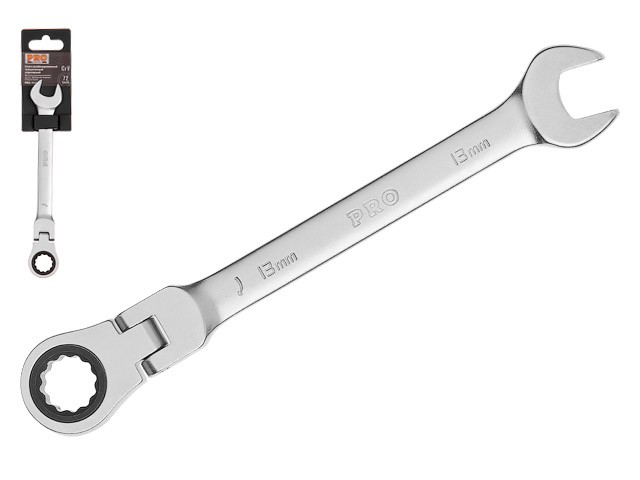 Купить ключ комбинированный 13мм трещоточный шарнирн. PRO STARTUL (PRO-7213)