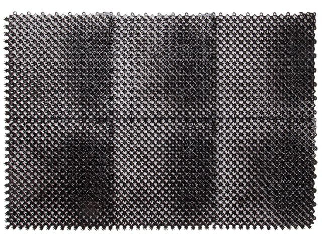 Купить коврик придверный, 43х64 см, "Травка", черный, PERFECTO LINEA (22-436402)