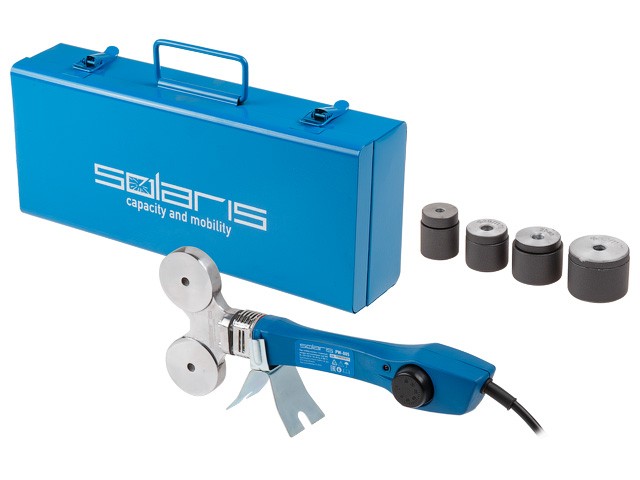 Купить сварочный аппарат для полимерных труб Solaris PW-805 (800 Вт; 4 насадки: 16, 20, 25, 32 мм) (SOLARIS)