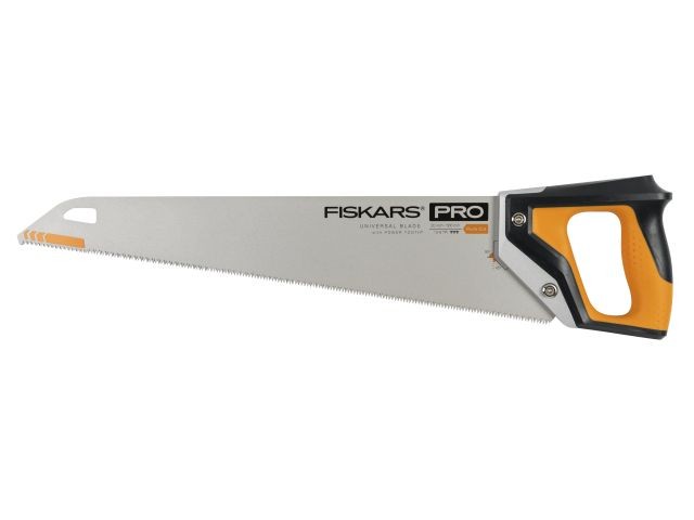 Купить ножовка по дереву PowerTooth 500мм 9 зубьев на дюйм FISKARS (1062919)