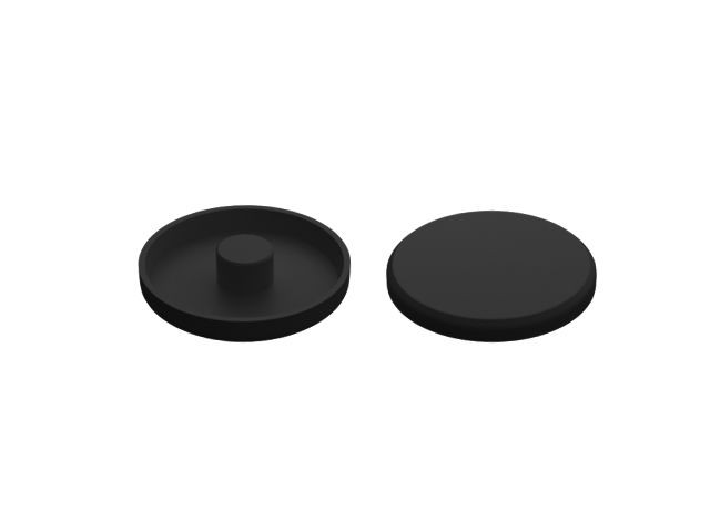 Купить заглушка для анкера рамного 10 мм, декоративная черная (1000 шт в пакете) STARFIX (SM-01259-1000)